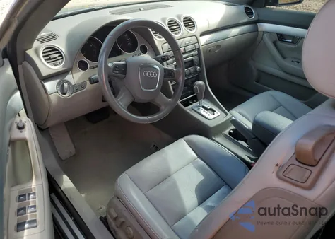 2007 Audi A4 2.0T Cabriolet Quattro из США, поврежденный, VIN WAUDF48H67K018449